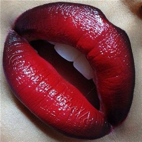 What Red Lip with Black Liner | Red lip makeup, Red eye makeup, Black and red makeup