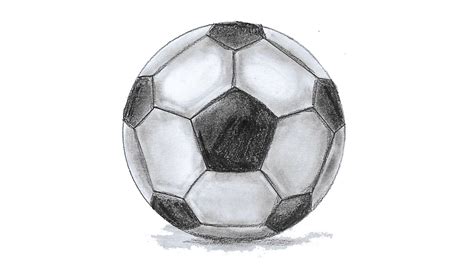 Soccer Ball Pencil Drawing