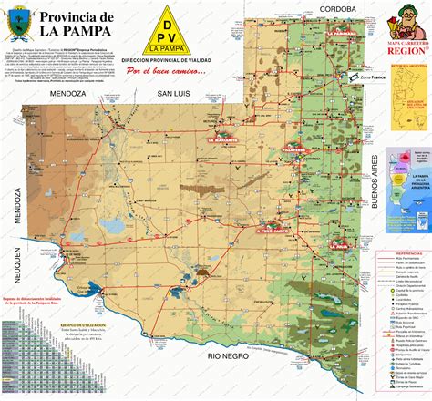 Agronomía en La Pampa.: LA PAMPA en MAPAS