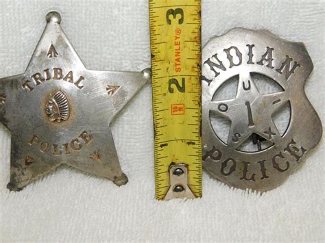 Vintage Tribal Police Badge & Indian Badge | #3921907442