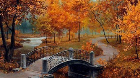 Autumn Bridge Wallpapers - Wallpaper Cave