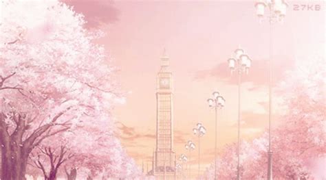 Anime Scenery GIF - Anime Scenery Pink - Discover & Share GIFs