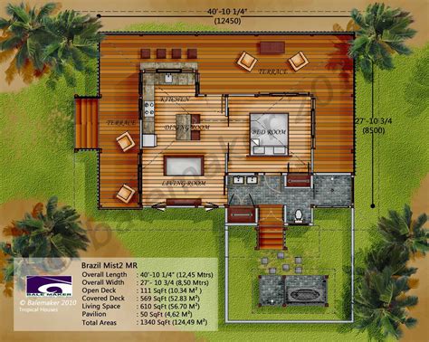 Tropical wooden modern home villa and resort designs by Balemaker ...