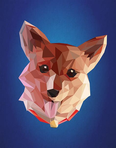 Polygonal Art on Behance