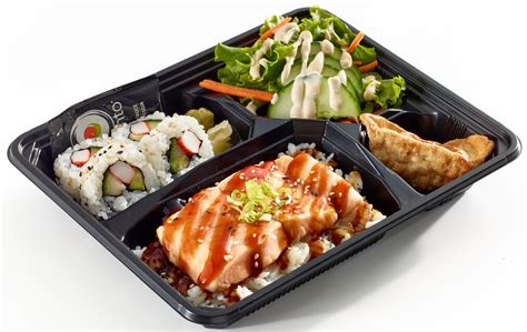 SALMON BENTO BOX - Bento Sushi CA