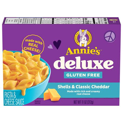 Save on Annie's Deluxe Shells & Cheddar Rice & Pasta Sauce Gluten Free ...