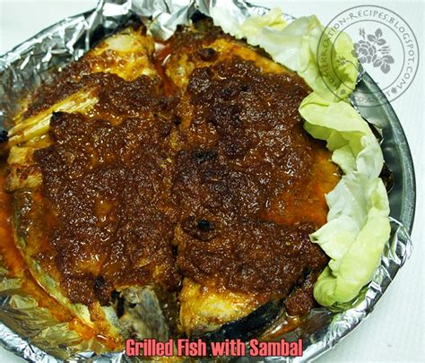 HomeKreation - Kitchen Corner: Grilled Fish with Sambal (Ikan Panggang Bersambal)