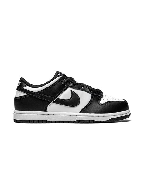 Nike Kids Dunk Low "Black/White" Sneakers - Farfetch