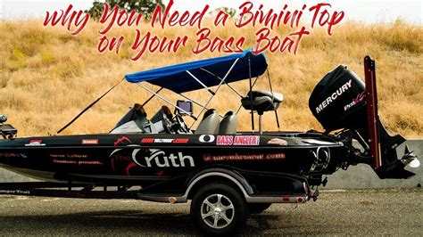 Why You Need a Bimini Top on Your Bass Boat | Bass boat, Boat bimini top, Boat