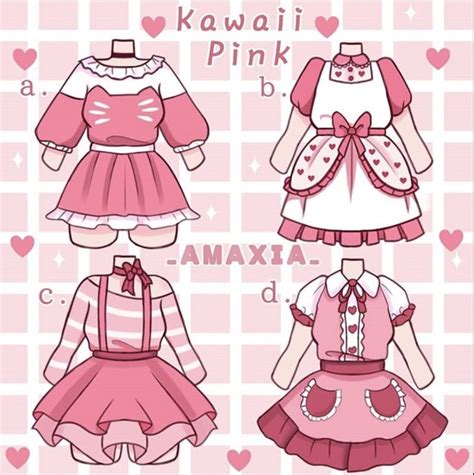 @amaxia Kawaii pink | Kawaii clothes, Fashion design drawings, Art clothes