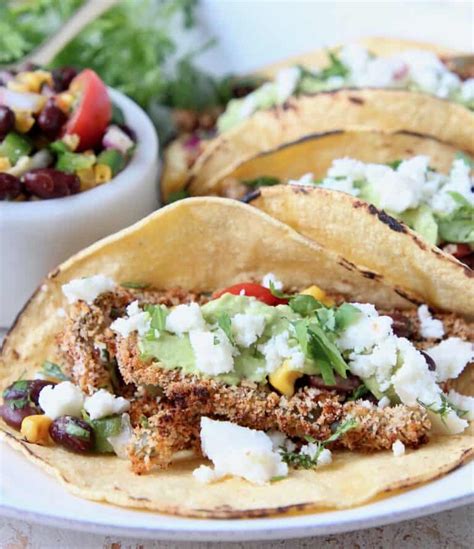 Vegetarian Crispy Cactus Tacos Recipe - WhitneyBond.com