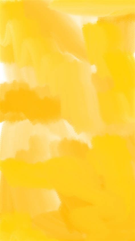 Yellow Background Watercolor Painting