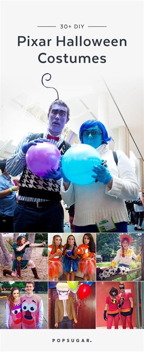 Your Favorite Pixar Characters Make Easy DIY Halloween Costumes | Pixar ...