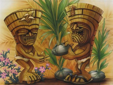 TIKI STATUES, STATUES, TIKI, GODS, HAWAIIAN, HD wallpaper | Peakpx