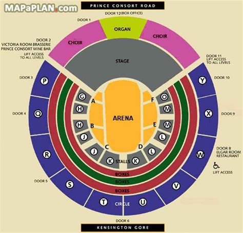 Royal Albert Hall Seating Plan Stalls G | Elcho Table