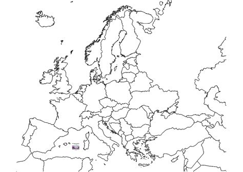 Blank Map Of Europe Printable Outline Transparent Map | Images and Photos finder