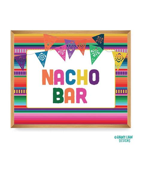 Nacho Bar Sign Fiesta Nacho Bar Nacho Bar Fiesta Sign | Etsy | Nacho bar, Fiesta theme, Themed ...