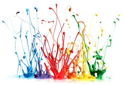 rainbow paint splash - Clip Art Library