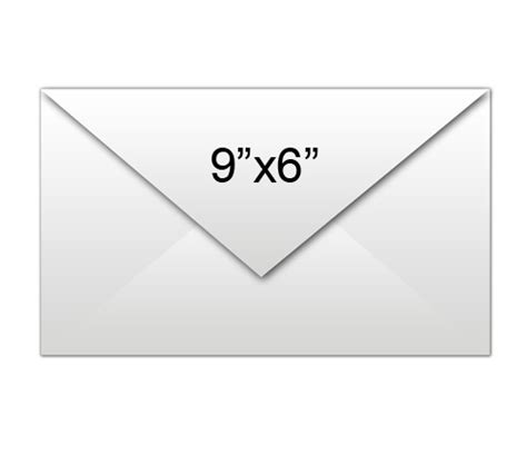 Envelope 9 x 6 Plain White - Envelopes