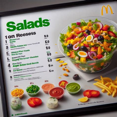 McDonald's Salads Menu Prices in Ireland [2024]