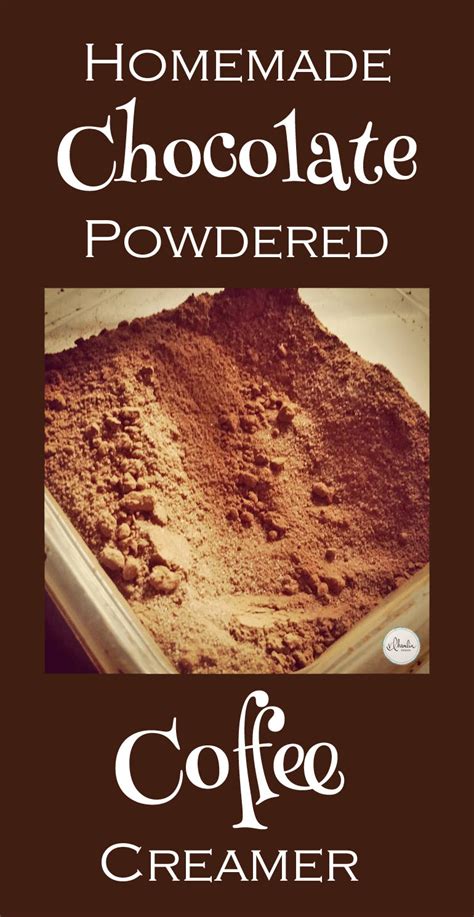 Homemade Chocolate Powdered Coffee Creamer - Food Life Design