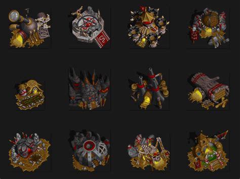 Warcraft 2 Orc Buildings ICONS (Icon pack) by Will0Wisp1 on DeviantArt