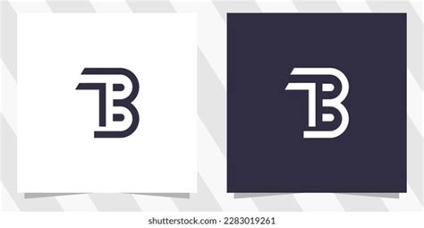 Letter Tb Bt Logo Design Stock Vector (Royalty Free) 2283019261 | Shutterstock