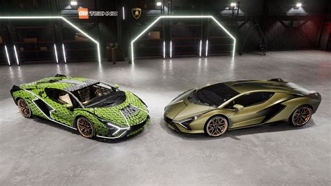 It took over 400,000 Legos to create this Lamborghini Sian hypercar