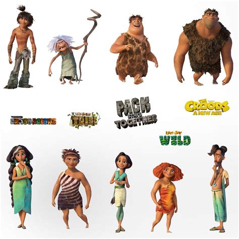 The Croods 2: Characters Collection - Officially Licensed NBC Universa | Character collection ...