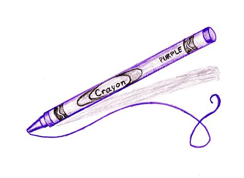 How to Draw a Purple Crayon: 13 Steps (with Pictures) - wikiHow