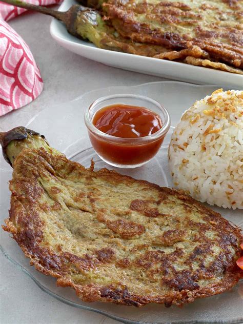 Tortang Talong (Filipino-style Omelet) - Kawaling Pinoy