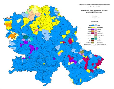 Vojvodina Map : Vojvodina Map - Serbia - Mapcarta - It lies within the ...