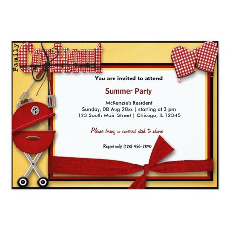 Summer Picnic Invitation | Zazzle.com