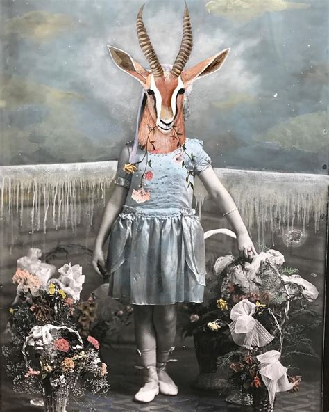 Gazelle Girl 60x40"#studio #artist #alexandraeldridge #vintageimages #vintage #gazelle | Art ...