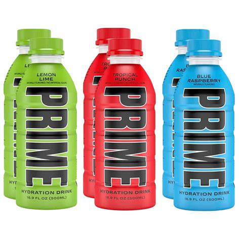 Prime Hydration Sports Drink Variety Pack - Energy Drink, Electrolyte Beverage - Lemon Lime ...