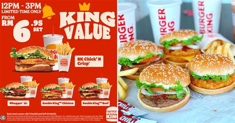 Burger King M'sia Rolls Out NEW King Value Sets Starting From RM6.95 Only - KL Foodie