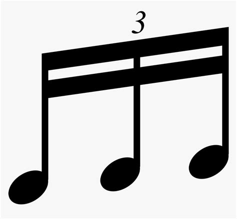 Sixteenth Note Triplet Beam 2 - Triple Music Notes Clipart, HD Png ...