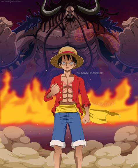 One Piece - Luffy vs Kaido by Melonciutus on DeviantArt