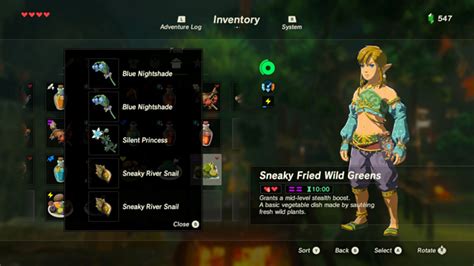 Zelda Breath Of The Wild Recipes For Extra Stamina - Infoupdate.org