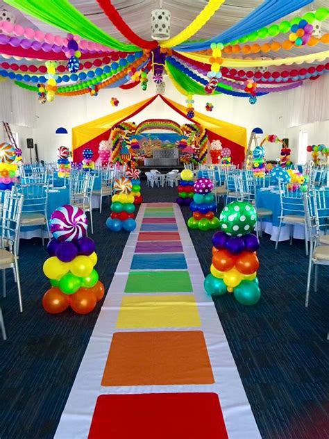 Decoración fiestas Candy Theme Birthday Party, Candy Land Theme, Candyland Birthday, Carnival ...