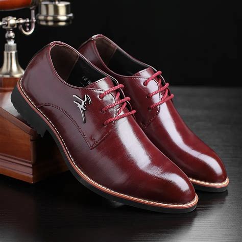 2018 New Fashion Italian Designer Formal Mens Dress Shoes Genuine Leather Luxury Wedding Shoes ...