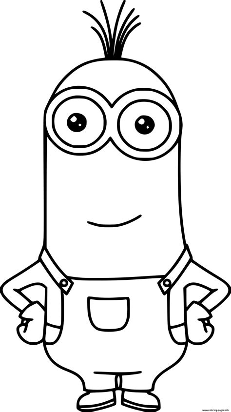 Lumegram | 29 Top Kevin Minion Coloring Pages Easy Download