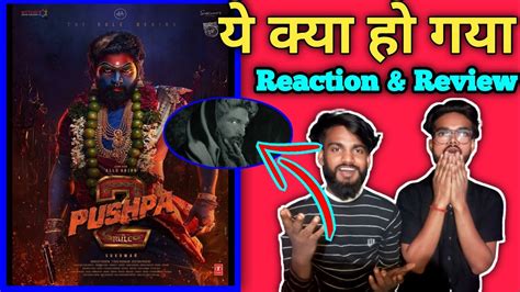 Pushpa 2 Teaser Reaction & Review | AS Review | Allu Arjun | Rashmika M ...