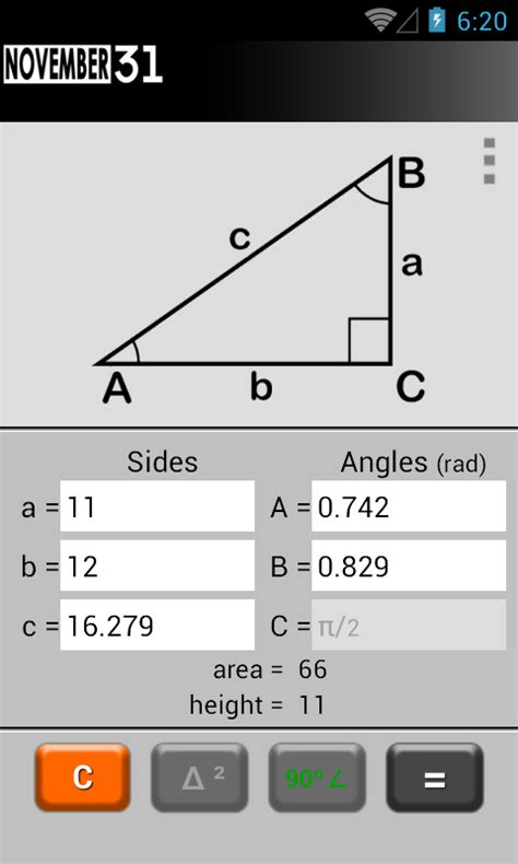 Triangle Calculator - Android Apps on Google Play