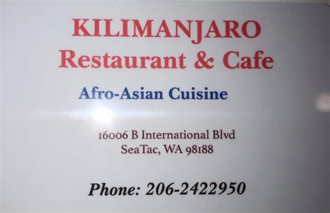 Kilimanjaro Restaurant and Cafe