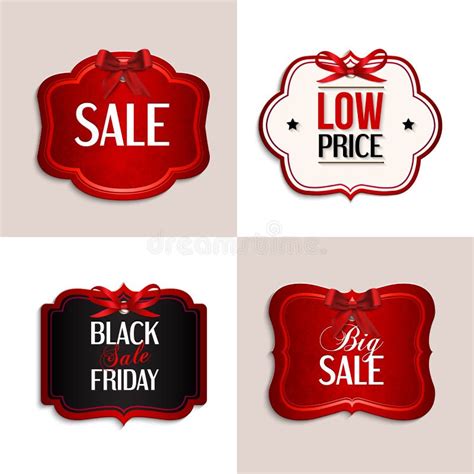 Vector vintage sale tags. stock vector. Illustration of label - 45493540