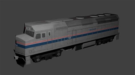 EMD F40PH (Amtrak Phase IV) Prop - Cities: Skylines Mod download