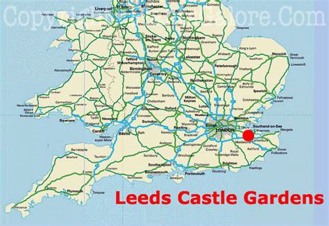 Leeds Castle - England - Gardens, Parks, Squares and Open Spaces - Presented by PlantsGalore.Com