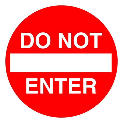 Do not enter traffic sign vector image | Free SVG