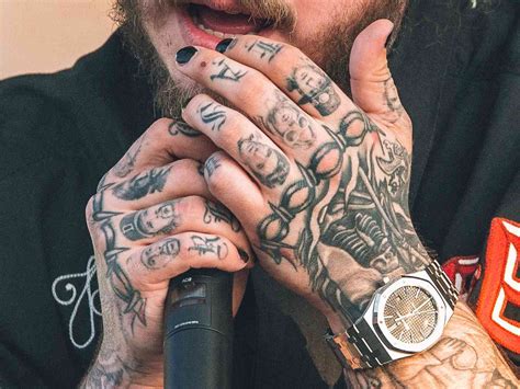 A Guide to Post Malone's Tattoos and What They Mean